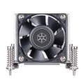 Silverstone SST-AR09-1700 system chłodzenia komputerów Procesor Chłodnica powietrza 6 cm Czarny, Szary 1 szt. - 2542027