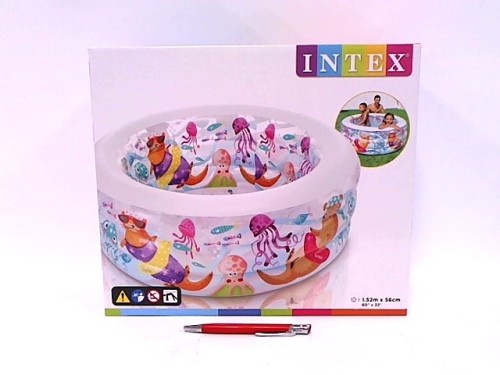 Basen w rybki z nadmuchiwaną podłogą w pudełku  52x56cm 58480NP INTEX - 2496268