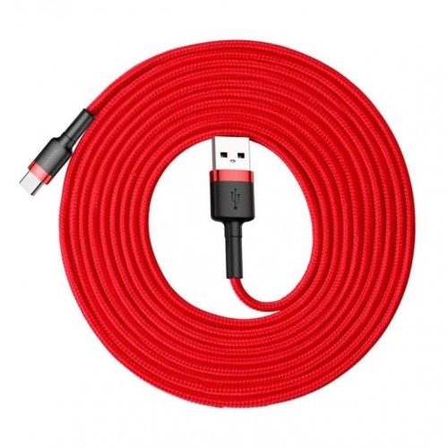BASEUS KABEL USB DO USB-C CAFULE 2A 3M (CZERWONY) - 2438418