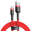 BASEUS KABEL USB DO USB-C CAFULE 2A 3M (CZERWONY) - 2438421