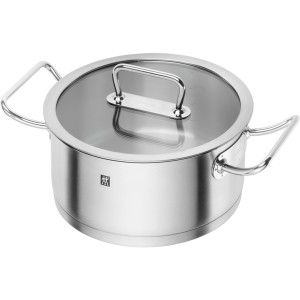 Zwilling Garnek niski z pokrywką szklaną Pro S 4,3L