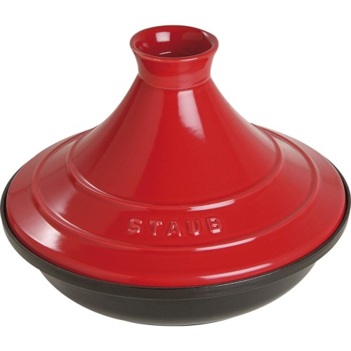 Naczynie do Tajine Staub - 28 cm, 40510-327-0 Czerwono-czarny - 2541124