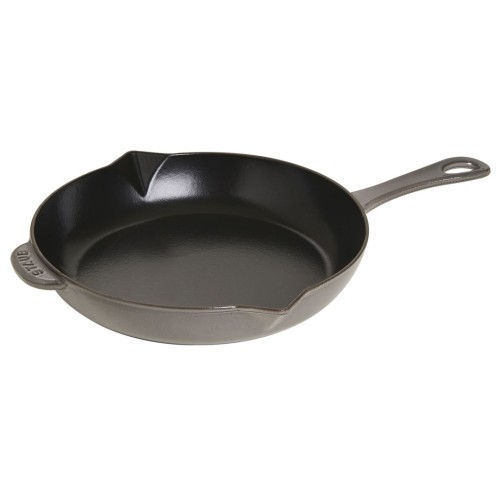 Patelnia żeliwna z metalowym uchwytem Staub - 26 cm, Grafitowy - 1941195