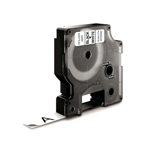 Taśma Dymo D1- 12mm x 7m czarny/biały - 2541677