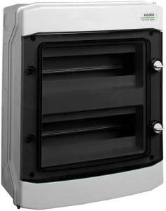 Obudowa instalacyjna natynkowa, plastikowa, natynk., IP65, 2 rzędy, 12 modułów, 1500V DC