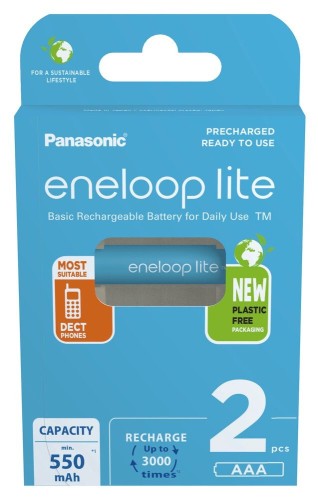PANASONIC ENELOOP LITE AAA 550mAh 2 szt - 2541952