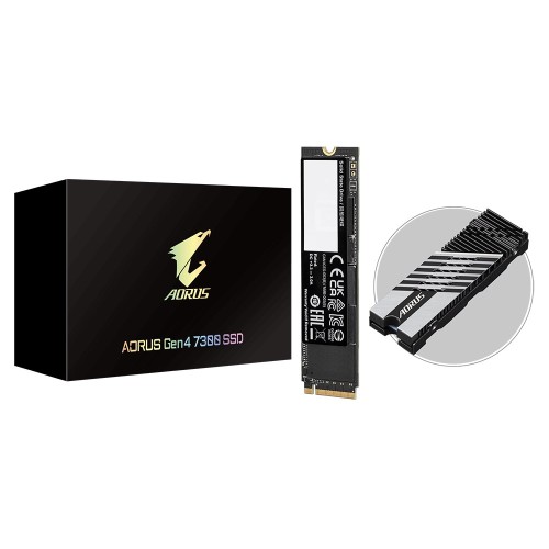 GIGABYTE AORUS Gen4 7300 SSD 1TB M.2 PCI Express 4.0 NVMe 3D TLC NAND - 1886975