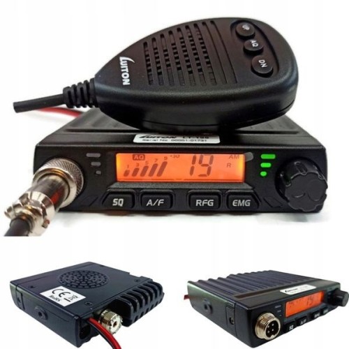 CB Radio LUITON LT-198 Mini ASQ 12V/24V z wtykiem do zapalniczki AM FM - 2542562