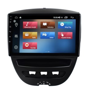 Radio nawigacja GPS do Citroen C1 2005-2014 na Androidzie