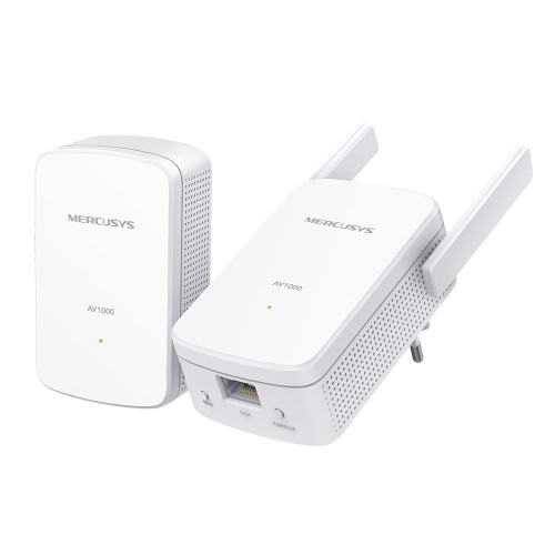 Mercusys AV1000 Gigabit Powerline Wi-Fi Kit MP510 KIT 1000 Mbit/s Ethernet LAN (RJ-45) ports 1 802.11n - 2454154