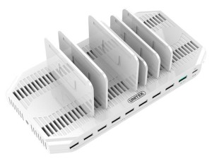 UNITEK STACJA ŁADUJĄCA 10X USB, 160W, Y-2190