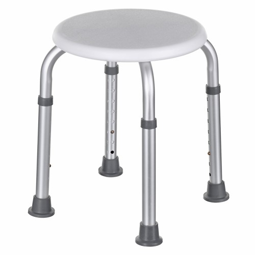 Taboret prysznicowy okrągły aluminiowy - 2537257