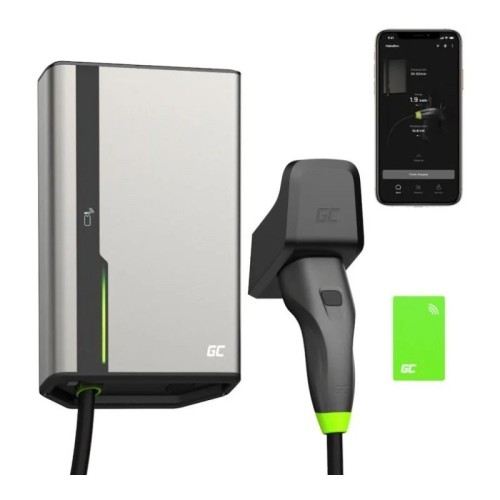 Wallbox Green Cell HabuDen 22kW 32A - kabel 7,5m z NFC - 2543365