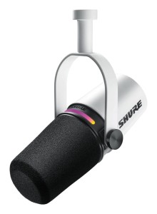 Shure MV7+-W - Mikrofon lektorski/wokalny ze złączem XLR/USB-C Białyv
