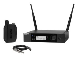 Shure GLXD14R+E-Z4 - Cyfrowy system bezprzewodowy DUAL BAND z nadajnikiem bodypack i kablem gitarowym W302