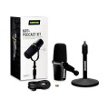 Shure MV7+-K-BNDL - Mikrofon lektorski/wokalny ze złączem XLR/USB-C Czarny + statyw biurkowy GATOR - 2543461