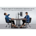 Techly ICA-LCD 482-D uchwyt / stojak do monitorów 68,6 cm (27") Czarny Biurko - 1463375