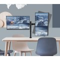 Techly ICA-LCD 482-D uchwyt / stojak do monitorów 68,6 cm (27") Czarny Biurko - 1330947