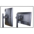 Techly ICA-LCD 482-D uchwyt / stojak do monitorów 68,6 cm (27") Czarny Biurko - 920224