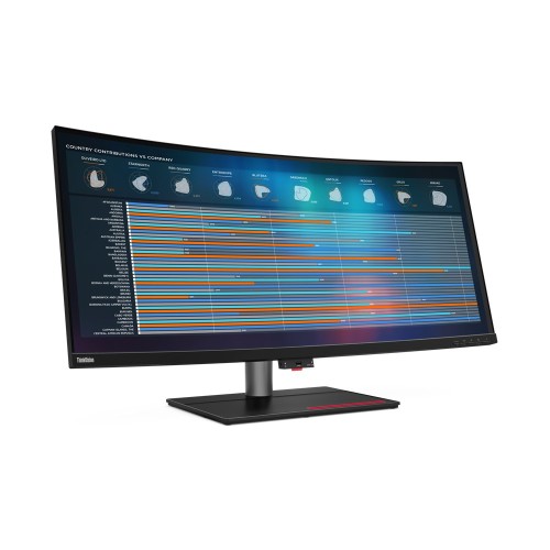 Lenovo ThinkVision P40w-20 LED display 100,8 cm (39.7") 5120 x 2160 px 5K Ultra HD Czarny - 1995995