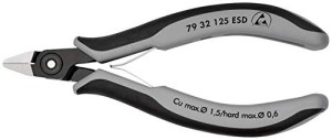 KNIPEX Szczypce boczne 125mm precyzyjne ESD