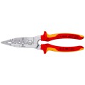 Knipex 13 76 200 ME narzędzie do zdejmowania izolacji Czerwony, Stal nierdzewna, Żółty - 2544112