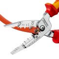 Knipex 13 76 200 ME narzędzie do zdejmowania izolacji Czerwony, Stal nierdzewna, Żółty - 2544114