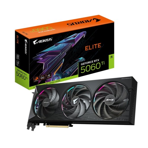 Karta VGA Gigabyte AORUS GeForce RTX 5060 Ti ELITE 16G 16GB GDDR7 128bit HDMI+3xDP PCIe5.0 - 2540773