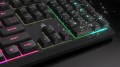 Klawiatura CORSAIR Tas K55 CORE BLACK RGB, Gumowa kopuła, Mechaniczna, USB - 2544532