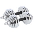 Sztangielki-Sztanga w walizce 2w1 SGP30 HMS 2x15 kg - 2545084