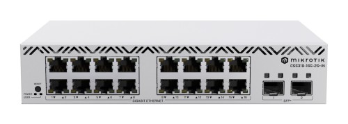 Switch Mikrotik CSS318-16G-2S+IN 18p  Managed Gigabit/10G - 2545183