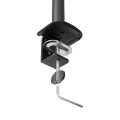 Uchwyt biurkowy na trzy monitory Neomounts DS60-600BL3 10"-27" - 2524426