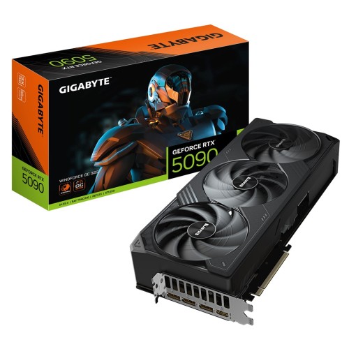 Karta VGA Gigabyte GeForce RTX 5090 WINDFORCE OC 32G 32GB GDDR7 512bit HDMi+3xDP PCIe5.0 - 2450341