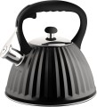 Czajnik 3,0 l, ANTONIO, czarny matowy,czarna rączka - 2546616