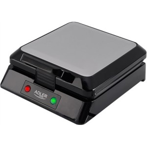 Gofrownica Adler AD 3036 (1500W; kolor srebrny)