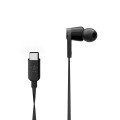 BELKIN SŁUCHAWKI PRZEWODOWE DOUSZNE USB-C, CZARNE - 2112248