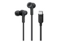 BELKIN SŁUCHAWKI PRZEWODOWE DOUSZNE USB-C, CZARNE - 2112250