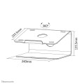 Neomounts NSLS050 stojak na laptop Podstawka na notebooka Srebrny 43,2 cm (17") - 2548505