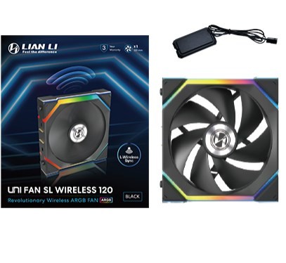 Lian Li UNI FAN SL Wireless ARGB PWM black - 2349353