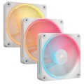 Corsair iCUE LINK LX120-R RGB Obudowa komputera Wentylator 12 cm Biały 3 szt. - 2548535