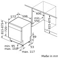 Zmywarka do zabudowy BOSCH SMU2HVS02E - 2547515
