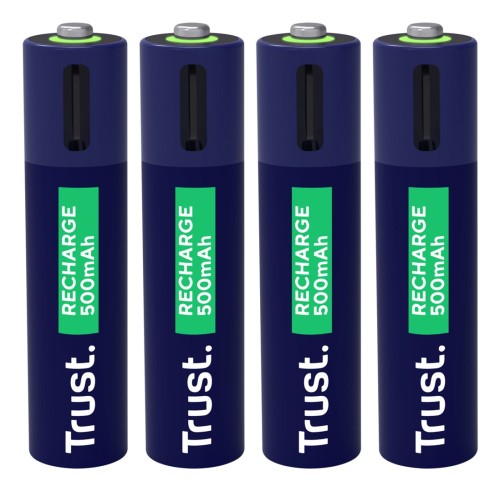 Baterie AAA Trust USB-C RECHARGEABLE BATTERIES 4P - 2548273