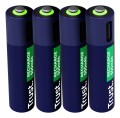 Baterie AAA Trust USB-C RECHARGEABLE BATTERIES 4P - 2548274