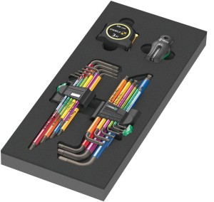 WKŁADKA PIANKOWA Z KLUCZAMI TRZPIENIOWYMI, SET 1, 20 CZĘŚĆ