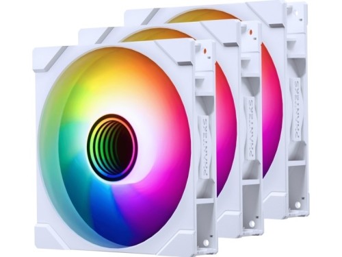 PHANTEKS M25 Gen2 PWM D-RGB Wentylator 3-pak - Odwrotne ostrze, 140mm, biały - 2548507