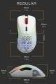 Glorious PC Gaming Race GLO-MS-DW-MW myszka Po prawej stronie RF Wireless 19000 DPI - 2549396
