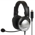 Koss SB45 USB Zestaw słuchawkowy Przewodowa Opaska na głowę Biuro/centrum telefoniczne Czarny, Srebrny - 1924054