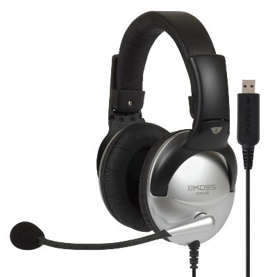Koss SB45 USB Zestaw słuchawkowy Przewodowa Opaska na głowę Biuro/centrum telefoniczne Czarny, Srebrny - 1924054