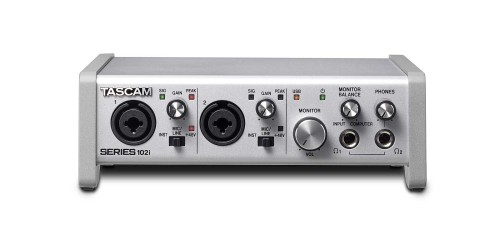 Tascam SERIES 102i 2 kan. 20 - 40000 Hz Srebrny - 2549528