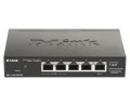 D-Link DGS-1100-05PDV2 łącza sieciowe Zarządzany Gigabit Ethernet (10/100/1000) Obsługa PoE Czarny - 870111